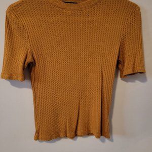 Mustard Crop Top